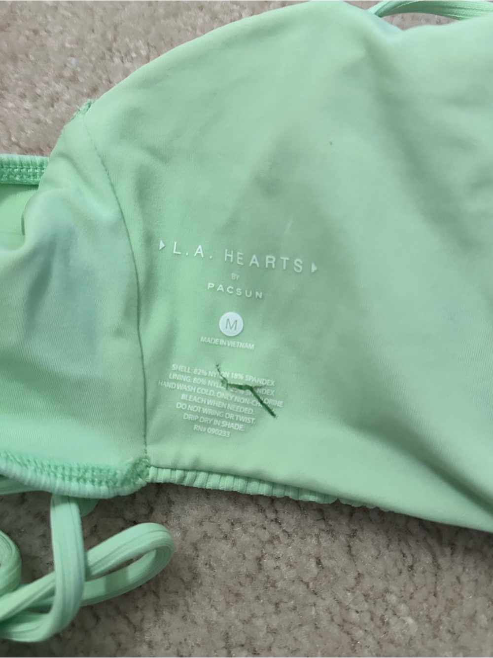 LA Hearts By Pacsun Bathing Suit- Light Green - Picture 4 of 4
